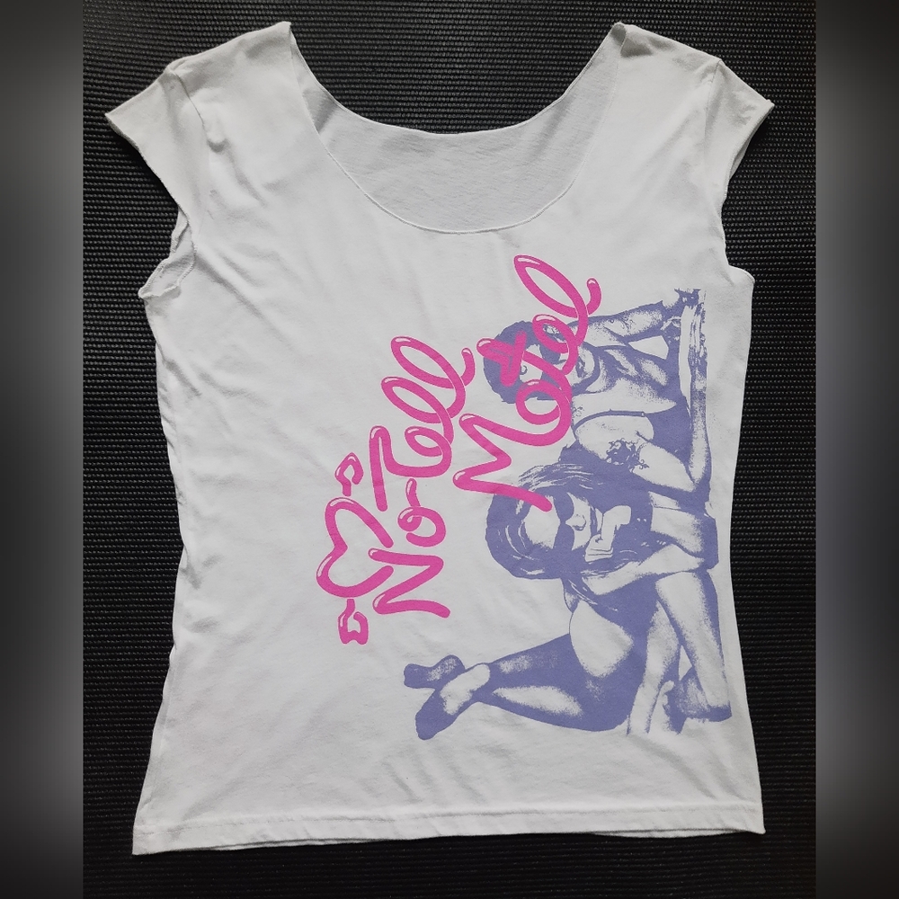 "No tell" custom printed new original limited run tee shirt